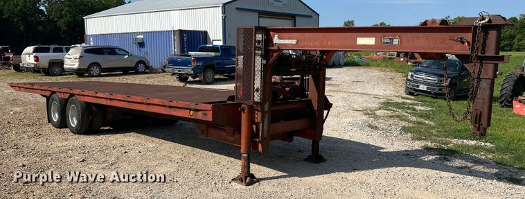image for item JM9148 1979 Load Craft IMP-14T  tilt deck equipment trailer