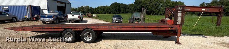image for item JM9148 1979 Load Craft IMP-14T  tilt deck equipment trailer