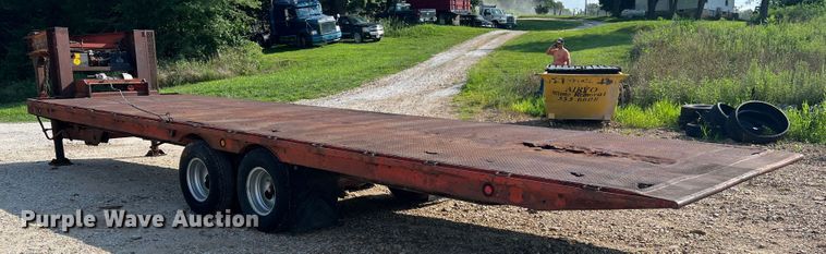 image for item JM9148 1979 Load Craft IMP-14T  tilt deck equipment trailer