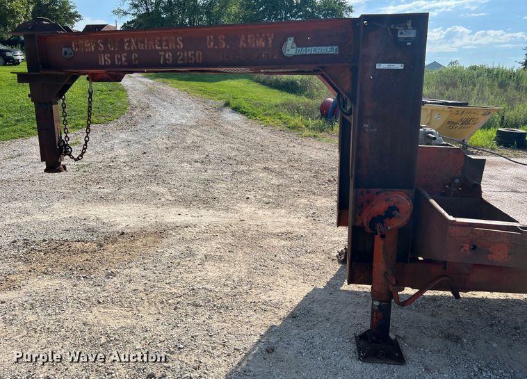 image for item JM9148 1979 Load Craft IMP-14T  tilt deck equipment trailer