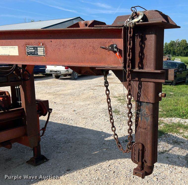 image for item JM9148 1979 Load Craft IMP-14T  tilt deck equipment trailer