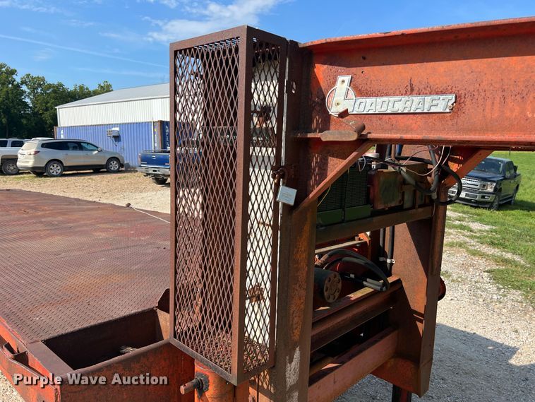 image for item JM9148 1979 Load Craft IMP-14T  tilt deck equipment trailer