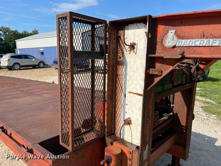 image for item JM9148 1979 Load Craft IMP-14T  tilt deck equipment trailer