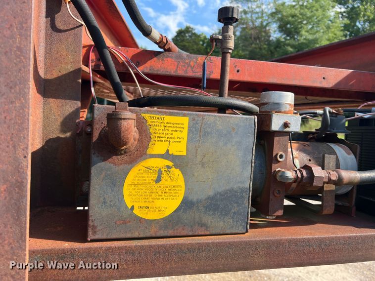 image for item JM9148 1979 Load Craft IMP-14T  tilt deck equipment trailer