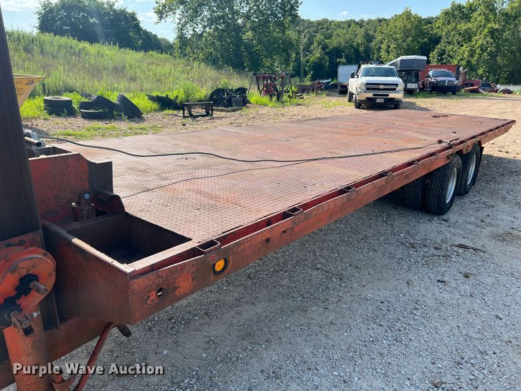 image for item JM9148 1979 Load Craft IMP-14T  tilt deck equipment trailer
