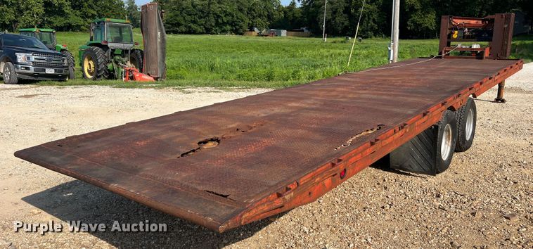 image for item JM9148 1979 Load Craft IMP-14T  tilt deck equipment trailer