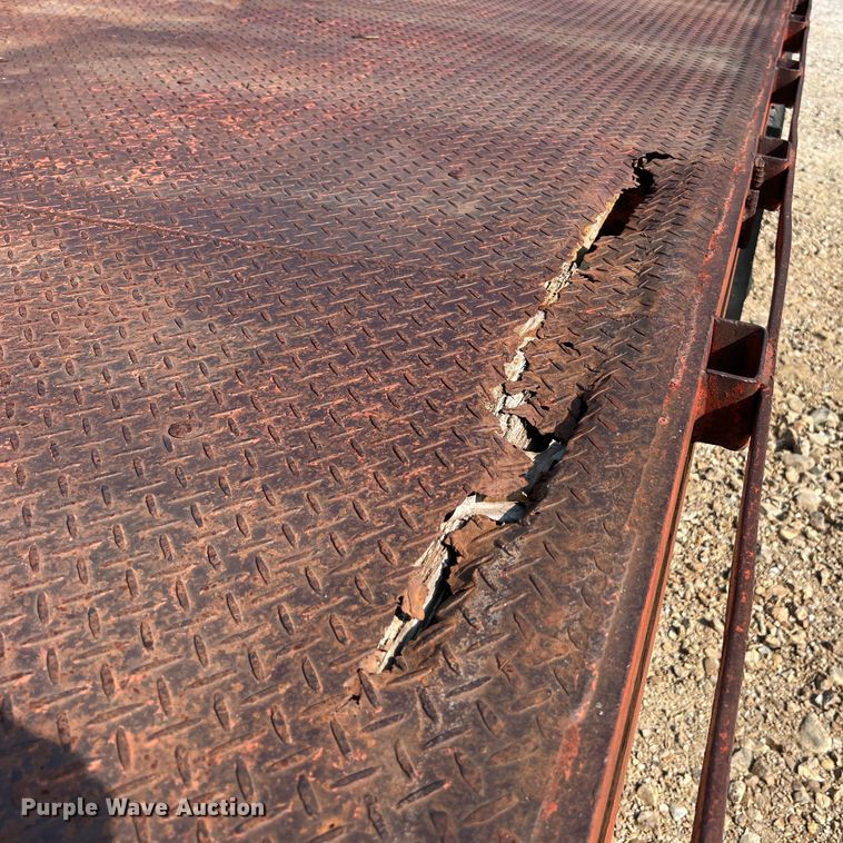 image for item JM9148 1979 Load Craft IMP-14T  tilt deck equipment trailer