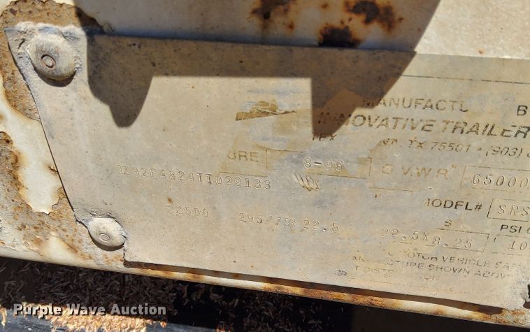 image for item JM9154 1999 Innovative Trailers SDS-48  walking floor trailer