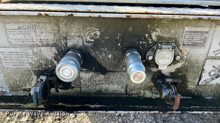 image for item JM9168 2012 Palomino 5070FTD  drop deck trailer