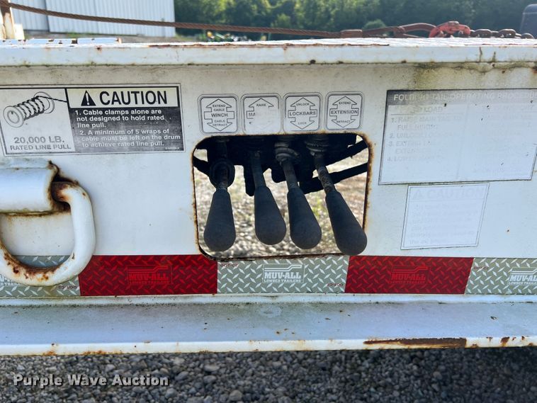 image for item JM9168 2012 Palomino 5070FTD  drop deck trailer