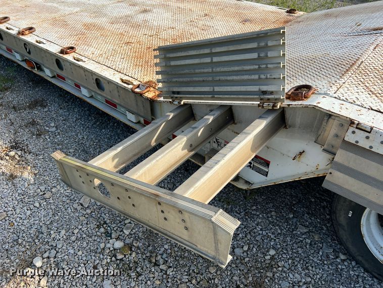 image for item JM9168 2012 Palomino 5070FTD  drop deck trailer