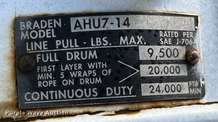 image for item JM9168 2012 Palomino 5070FTD  drop deck trailer