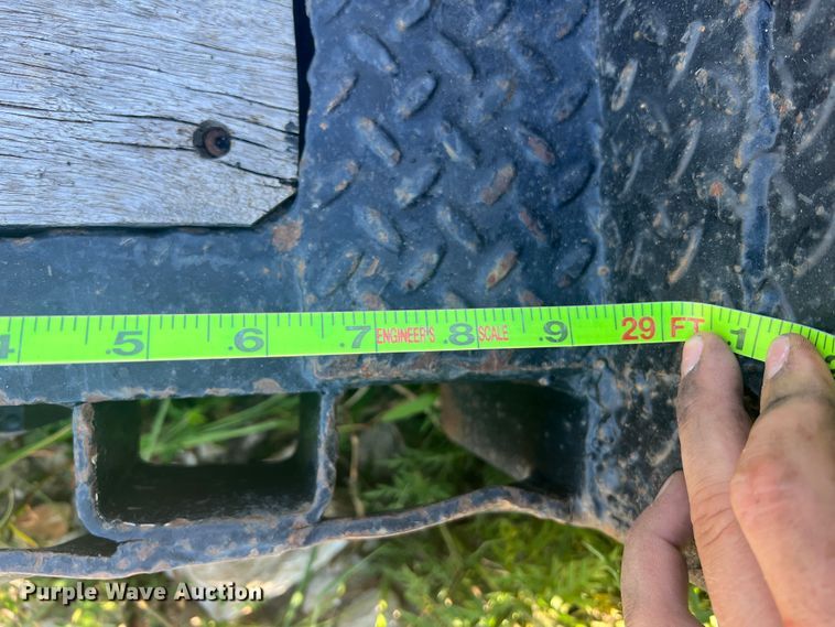 image for item JM9226 1997 Trail King  lowboy equipment trailer