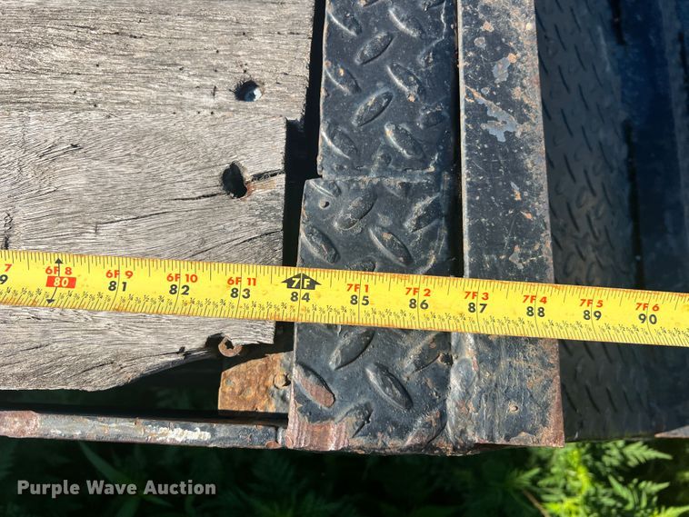 image for item JM9226 1997 Trail King  lowboy equipment trailer