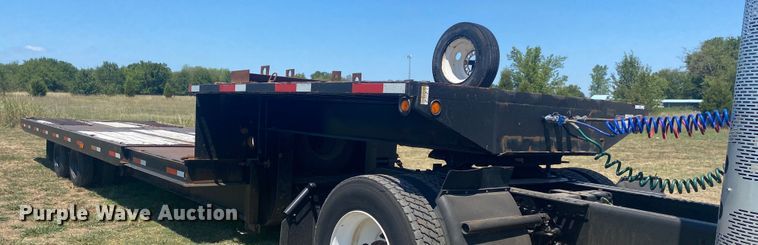image for item JW9472 1997 Duo Lift T242D-24  drop tilt deck equipment trailer