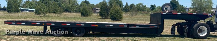 image for item JW9472 1997 Duo Lift T242D-24  drop tilt deck equipment trailer