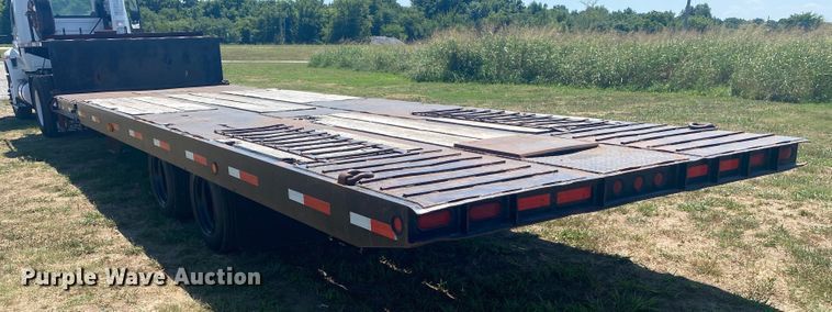 image for item JW9472 1997 Duo Lift T242D-24  drop tilt deck equipment trailer