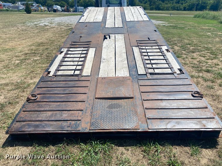 image for item JW9472 1997 Duo Lift T242D-24  drop tilt deck equipment trailer