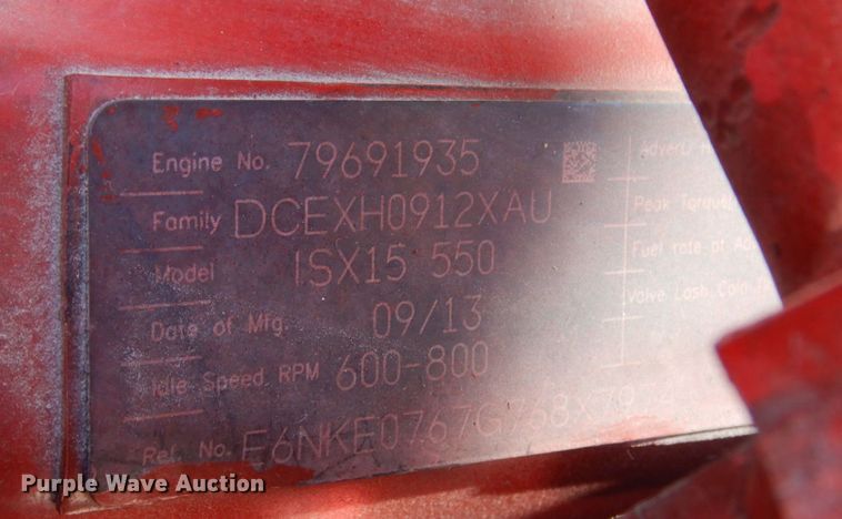 image for item KF9616 2014 Peterbilt 367  semi truck