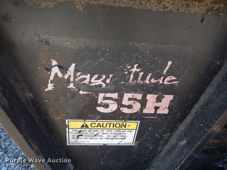 image for item KF9617 2008 Fontaine Magnitude 55H-26  lowboy equipment trailer