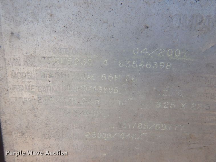 image for item KF9617 2008 Fontaine Magnitude 55H-26  lowboy equipment trailer