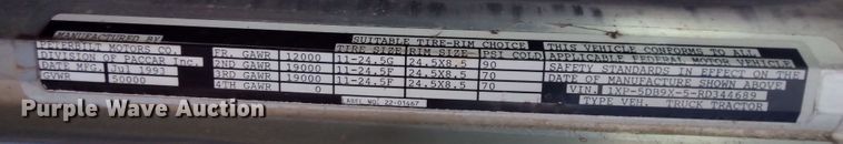 image for item LK9095 1994 Peterbilt 379  semi truck