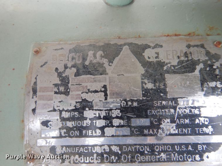 image for item DB7863 Delco  generator