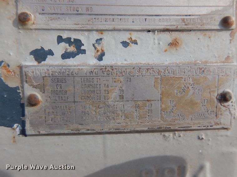 image for item DB7864 Westinghouse  electric motor