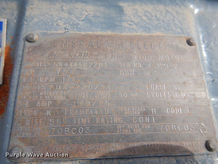 image for item DB7872 General Electric  electric motor