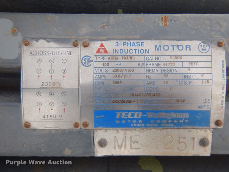 image for item DB7878 Westinghouse  electric motor