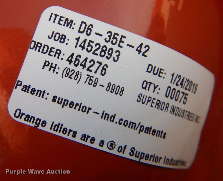 image for item DB7880 (32) Superior D6 35E-42 conveyor rollers