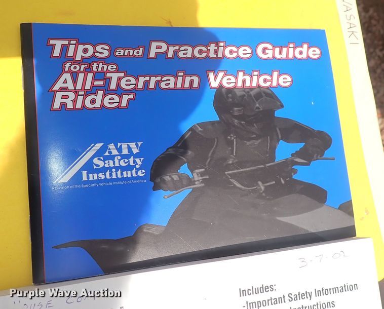 image for item DF8395 2002 Kawasaki Prairie 650  ATV