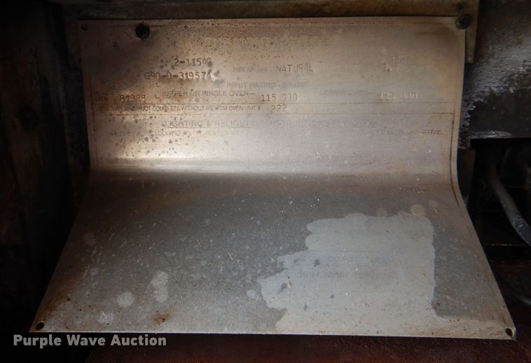 image for item DH7504 (4) Montague convection ovens