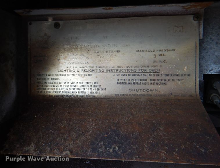 image for item DH7505 (4) Montague convection ovens