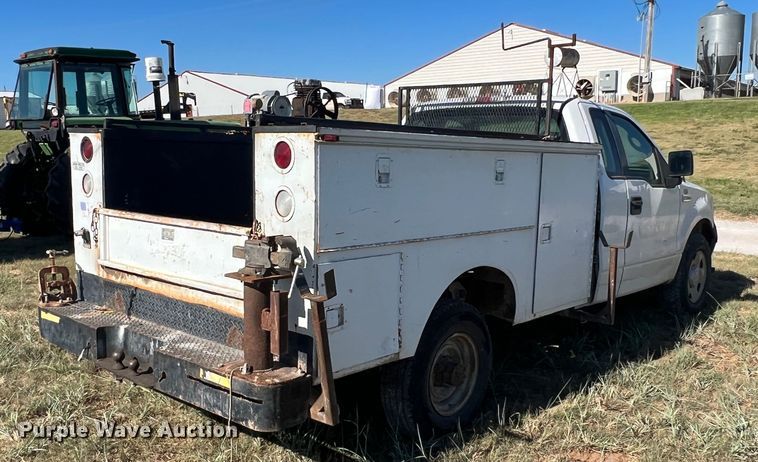 image for item DK7079 2008 Ford F150  utility bed pickup truck