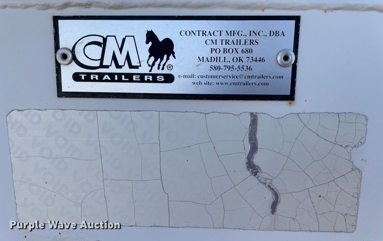 image for item DN5144 2002 CM  enclosed cargo trailer