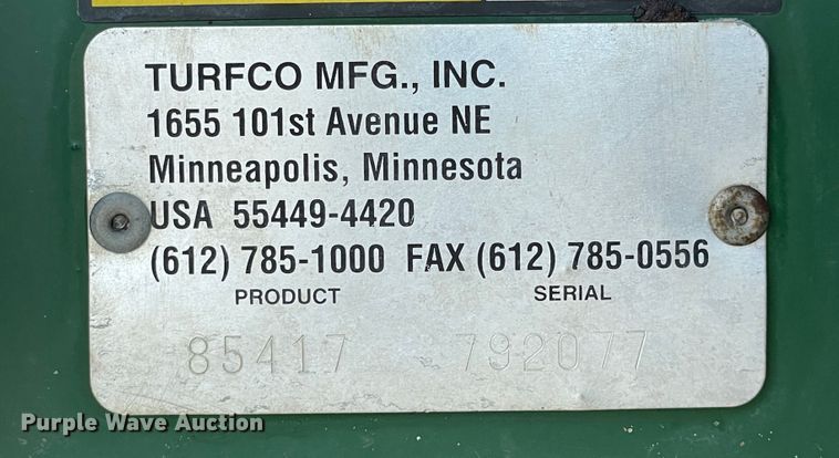 image for item DN5152 Turfco Metermatic  top dresser spreader