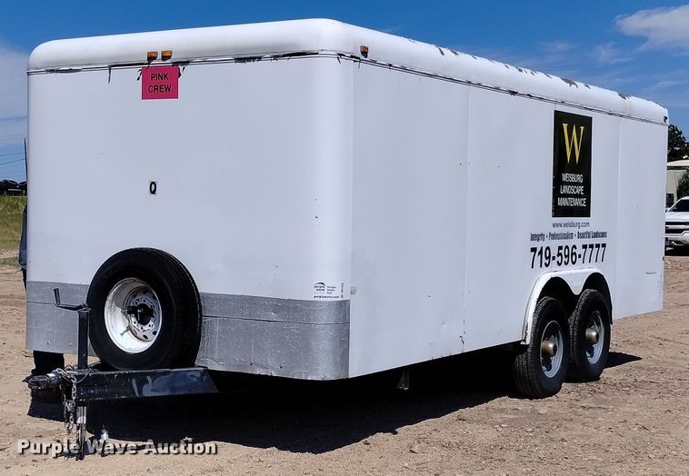 image for item DR1325 2001 Titan  enclosed cargo trailer