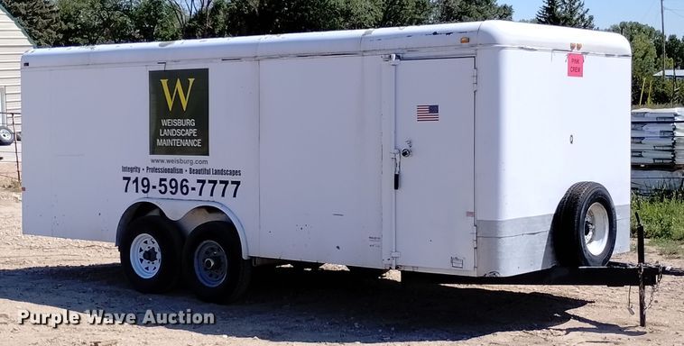 image for item DR1325 2001 Titan  enclosed cargo trailer
