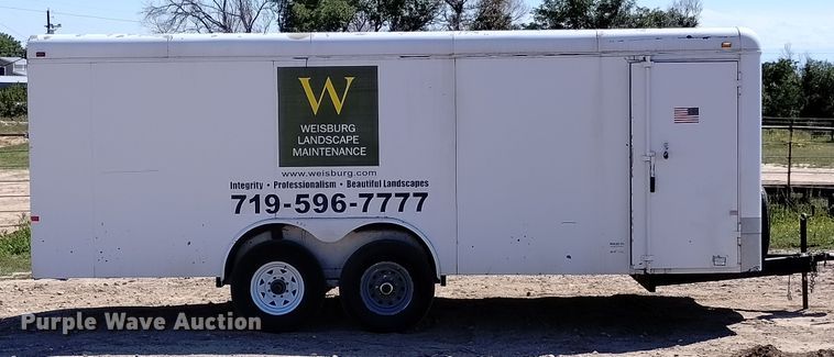 image for item DR1325 2001 Titan  enclosed cargo trailer