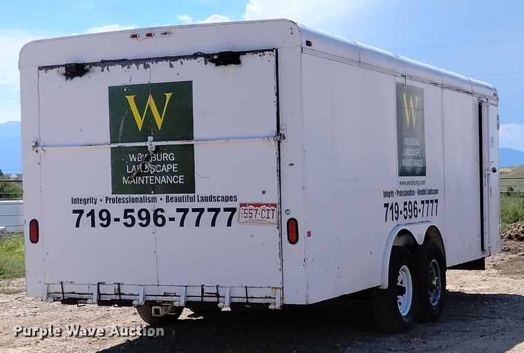 image for item DR1325 2001 Titan  enclosed cargo trailer