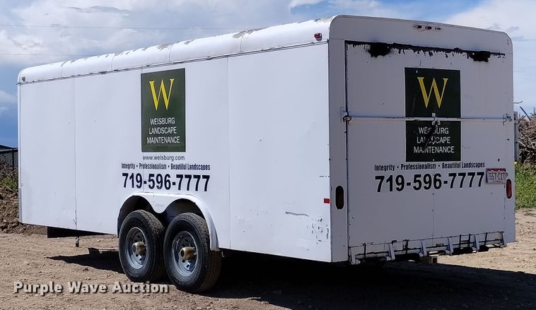 image for item DR1325 2001 Titan  enclosed cargo trailer