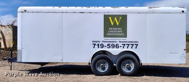 image for item DR1325 2001 Titan  enclosed cargo trailer