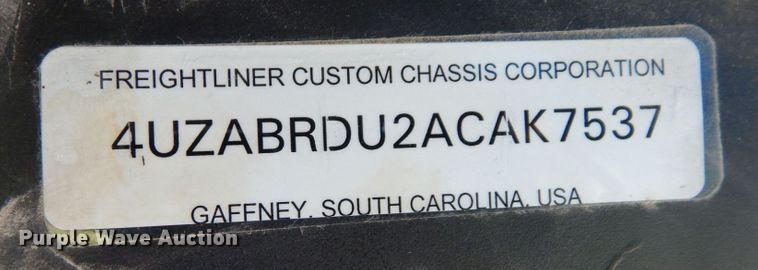 image for item DS1346 2010 Freightliner B2  school bus