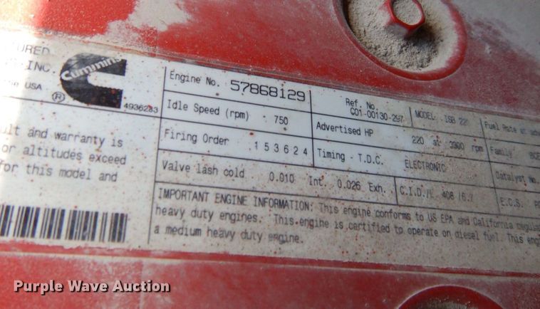 image for item DS1347 2010 Freightliner B2  school bus