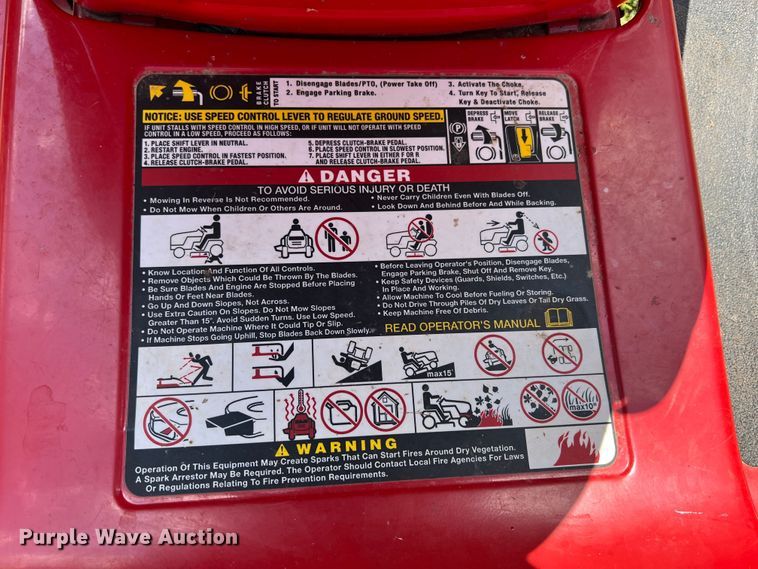 image for item IA9039 Troy-Bilt 13AM77KS011  lawn mower