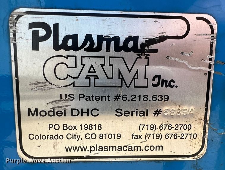 image for item IA9055 Plasma Cam DHC  plasma cutting table