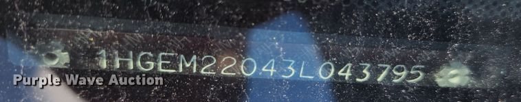 image for item JB9098 2003 Honda Civic