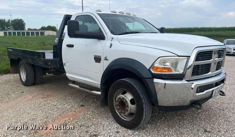 image for item JM9147 2011 Dodge Ram 4500  flatbed truck