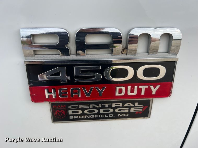 image for item JM9147 2011 Dodge Ram 4500  flatbed truck